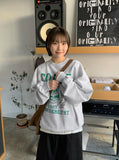 Hanachi Printing Basic Sweatshirt
