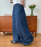 Kegob Summer Denim Wide Pants