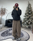 Hedy Curved Cargo Cotton Pants