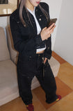 RIVET WIDE DENIM