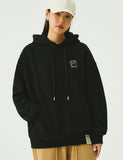 Small Line Bear Smile Hoodie