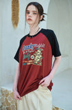 Peaky Rabbit Raglan Short Sleeve Tee