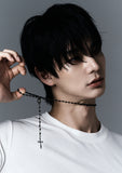 [LAN ARCHIVE] Dark Cross Rosarium Necklace
