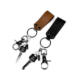 Viral leather key ring