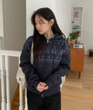 Gifun Over Two-Way Brushed Hood Zip-Up