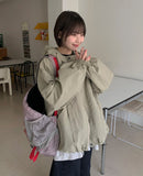 Raymyu Hood Field Wind Jumper