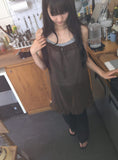 Zelda Dot Frill See-through Sleeveless Layered One Piece