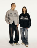 Born to Be 90S Nylon Biker Jacket