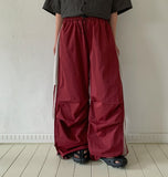 Buneddy Summer Nylon Track Wide Pants
