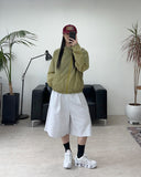 Harmen Pintuck Happo Bermuda Pants