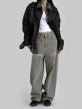 ECL Leather Shirt Jacket