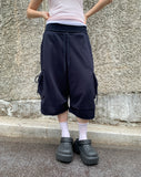 Movic Banding Pintuck Cargo Bermuda Pants