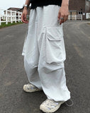 Silver Gray Balloon Pants