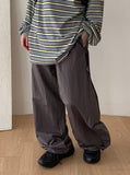 Dotine Pintuck Banding Wide Pants