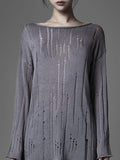 Crack loose fit knit