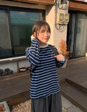 Tokumo Stripe Over Long Sleeve Tee