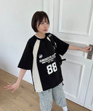 [unisex] Keyou Sporty Nylon Over Short Sleeve Tee