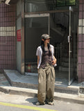 [MADE] Teco Vintage Work Balloon Two-Way Banding Cargo Pants