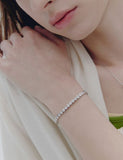 [Premium Plating] Essence AB(W) Love Point Tennis Bracelet