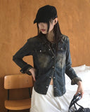 [MADE] Cohel Vintage Washing Slim Fit Denim Shirt