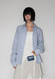 CROP OVER STRIPE SHIRT