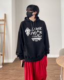 Lock Back Border Hoodie