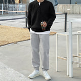 Cheat Hachi Henry Neck Knit