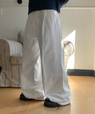 [unisex] Kohoi Pintuck Wide Cotton Pants