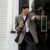 Premium Shetland Check Wool Jacket