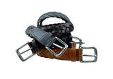 Square buckle mesh belt