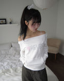 Baru Forever Off-Shoulder Sweatshirt