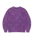 PIGMENT CHECKERBOARD KNIT SWEATER