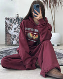 Heads Eagle Print Sweatpants