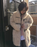 Mikal Overfit Fur Duffle Coat