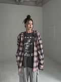 Naming Big Hood Checkered Shirt