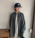 [Unisex] Kobinbaen Pocket Cotton Pigment Over Shirt