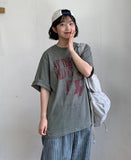 Hyobbit Printing Over Short Sleeve Tee