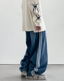 Devi Track Balloon Denim Pants