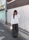 Leusyam Lace Ribbon Blouse