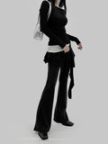 Tede Color Matching Layered T-Shirt