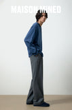 WOOL ONE TUCK SLACKS