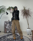 Azen Track Leather Jacket