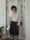 Into summer see-through linen cardigan