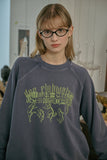 Flea Waltz Raglan Pigment Sweatshirt