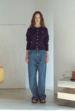 Women Semi-Wide Denim Pants