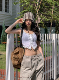 Honey loose fit net beanie