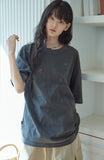 Dino Stitch Embroidered Pigment Short Sleeve Tee