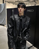 Black Up China Leather