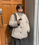 Belmori High Neck Check Reversible Padding