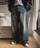 Dean Tiger Balloon Denim Pants